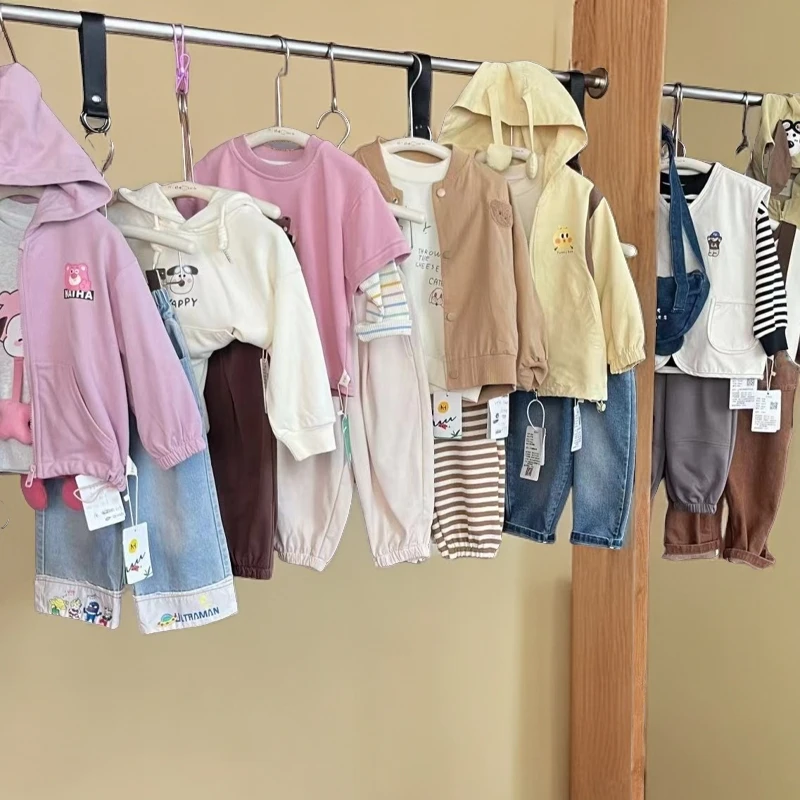 春季童装春款休闲风小童常规韩版外套打底衫洋气男童女童