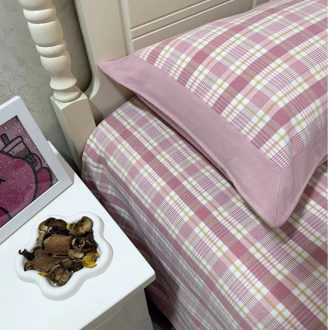 【米悦】 高档ins风 加厚老粗布凉席  透气吸汗加大