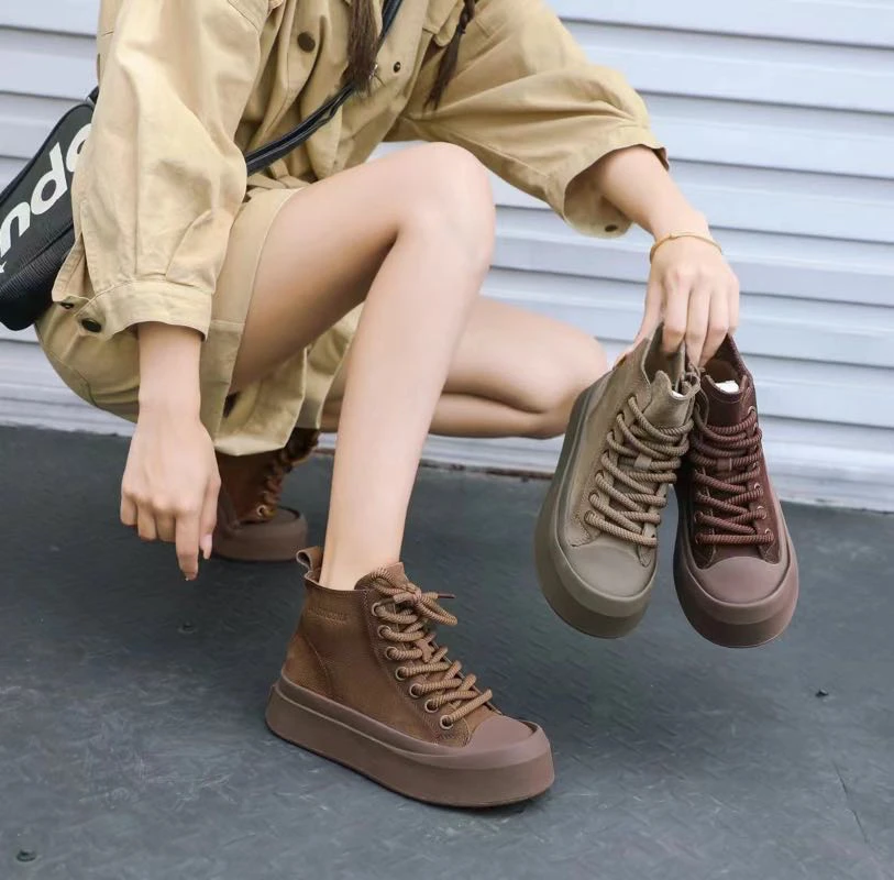 休闲时尚真皮单背女鞋