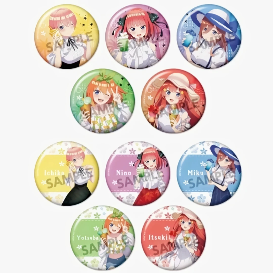 五等分的花嫁 日谷正版  HOBBY STOCK 假期假日度假吧唧徽章盲盒