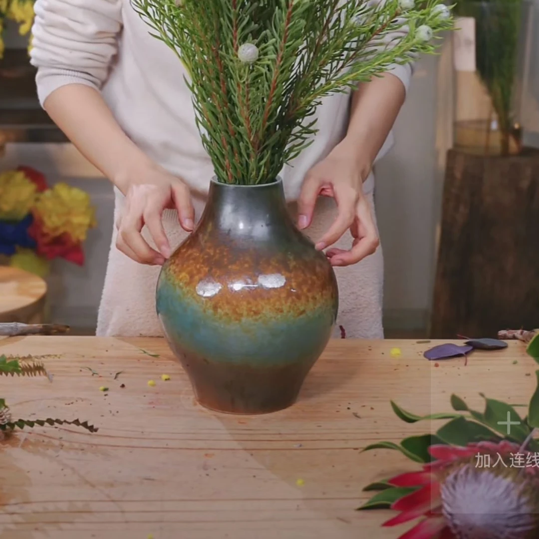【七礼夫人】全手工花瓶客厅摆件水培鲜花瓶