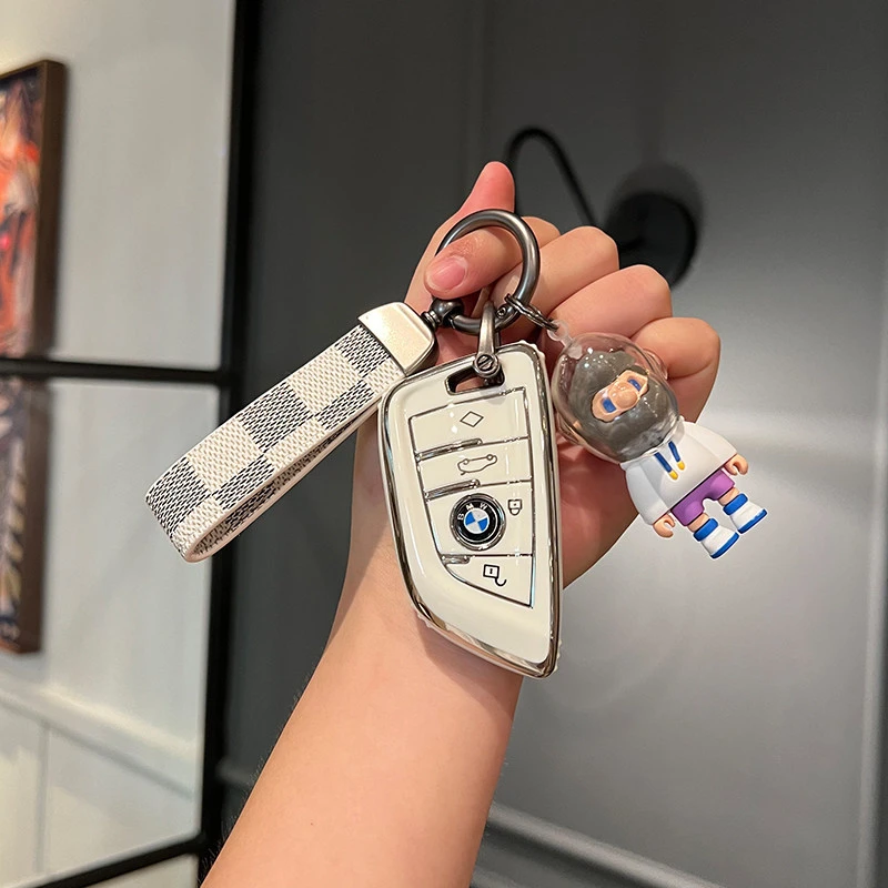 适用于宝马钥匙套5系3系1系530li刀锋壳X5车525扣男女高档时尚款