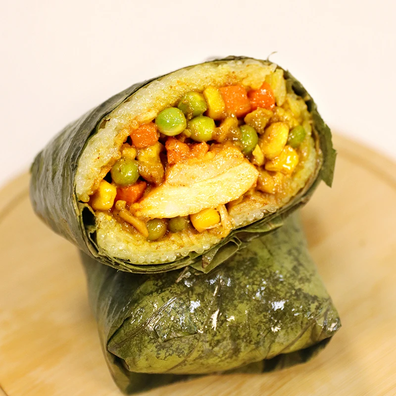 花尾渡咖喱糯米鸡鸡肉糯米饭方便营养早餐广式茶楼点心180g*8只