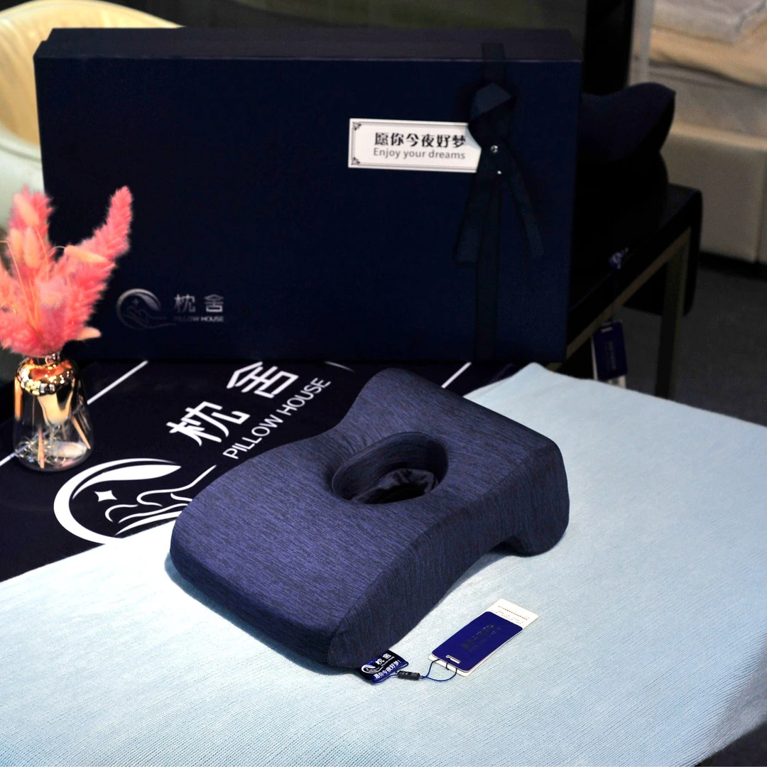 枕舍【午睡枕】记忆棉可拆洗零压办公室教室午睡枕趴趴枕午休枕