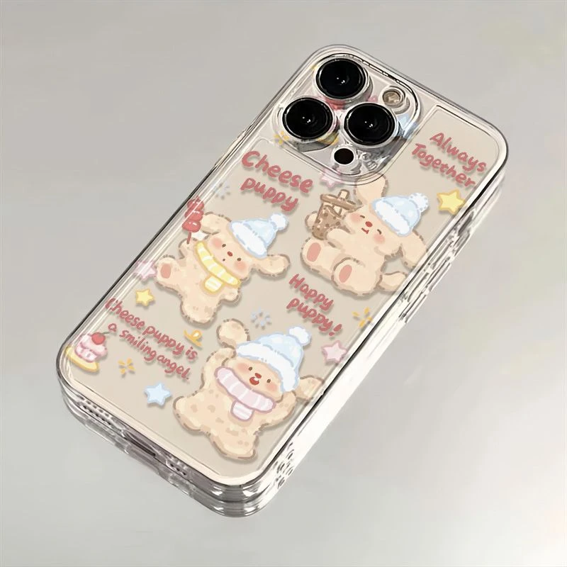 苹果15/14华为/vivo/oppo/小米手机壳iPhone13ProMax卡通可爱小狗