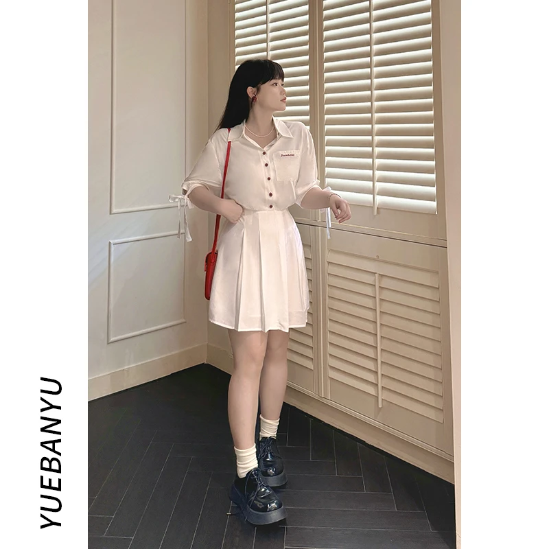 月半鱼现货【告白气球】甜美刺绣连衣裙2024年新款高腰显瘦连衣裙