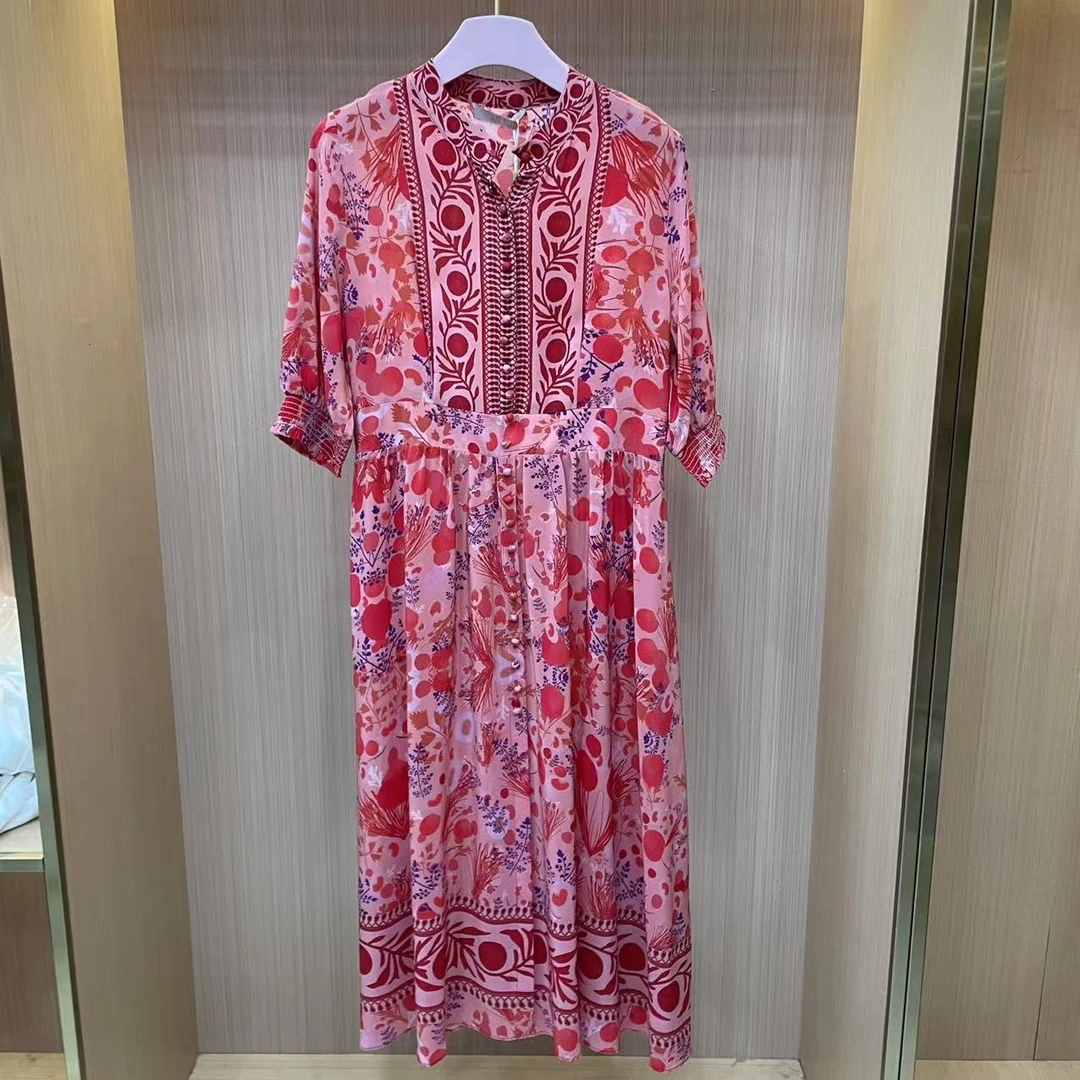 【LJWM】桑蚕丝连衣裙 9225