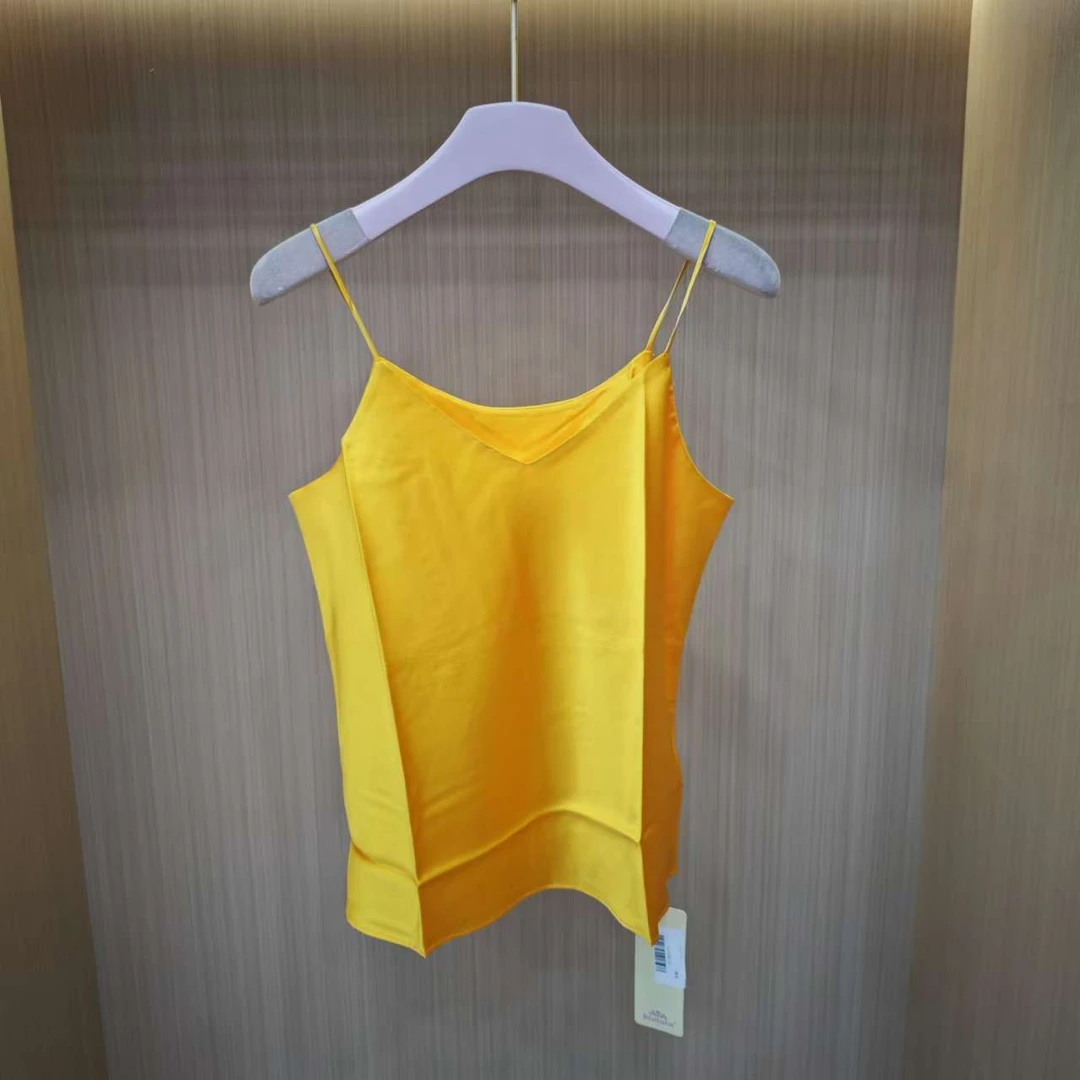 【LJWM】重磅桑蚕丝吊带背心 D1128