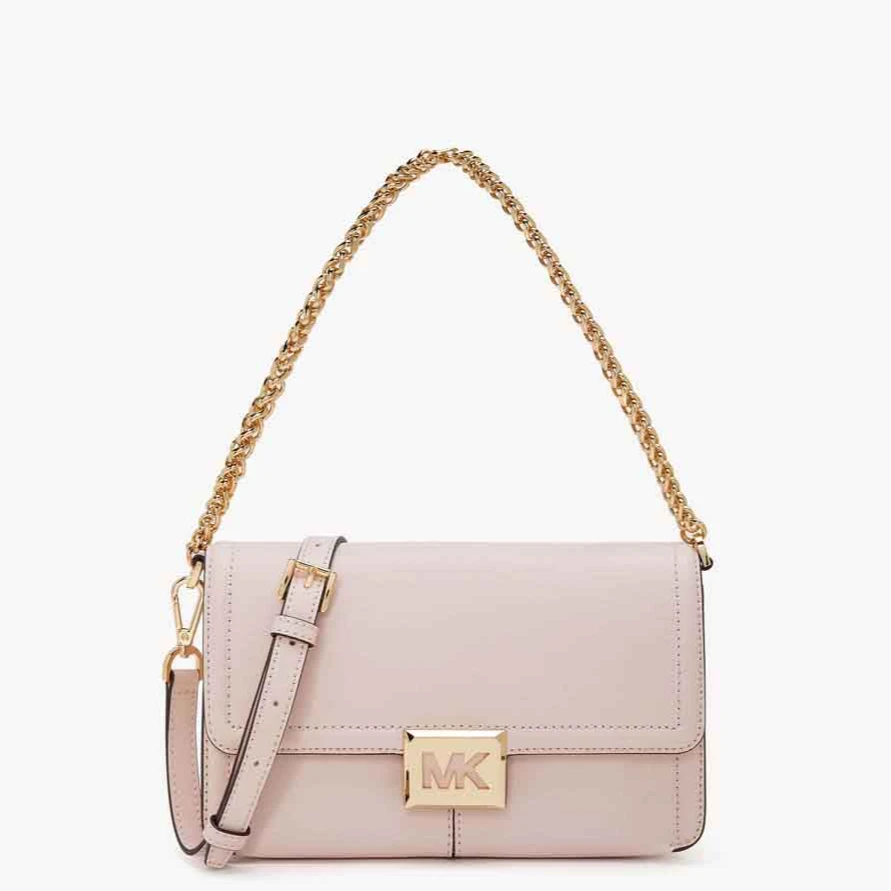 全新未使用 MICHAEL KORS/迈克高仕 Sonia中号链条邮差斜挎单肩包