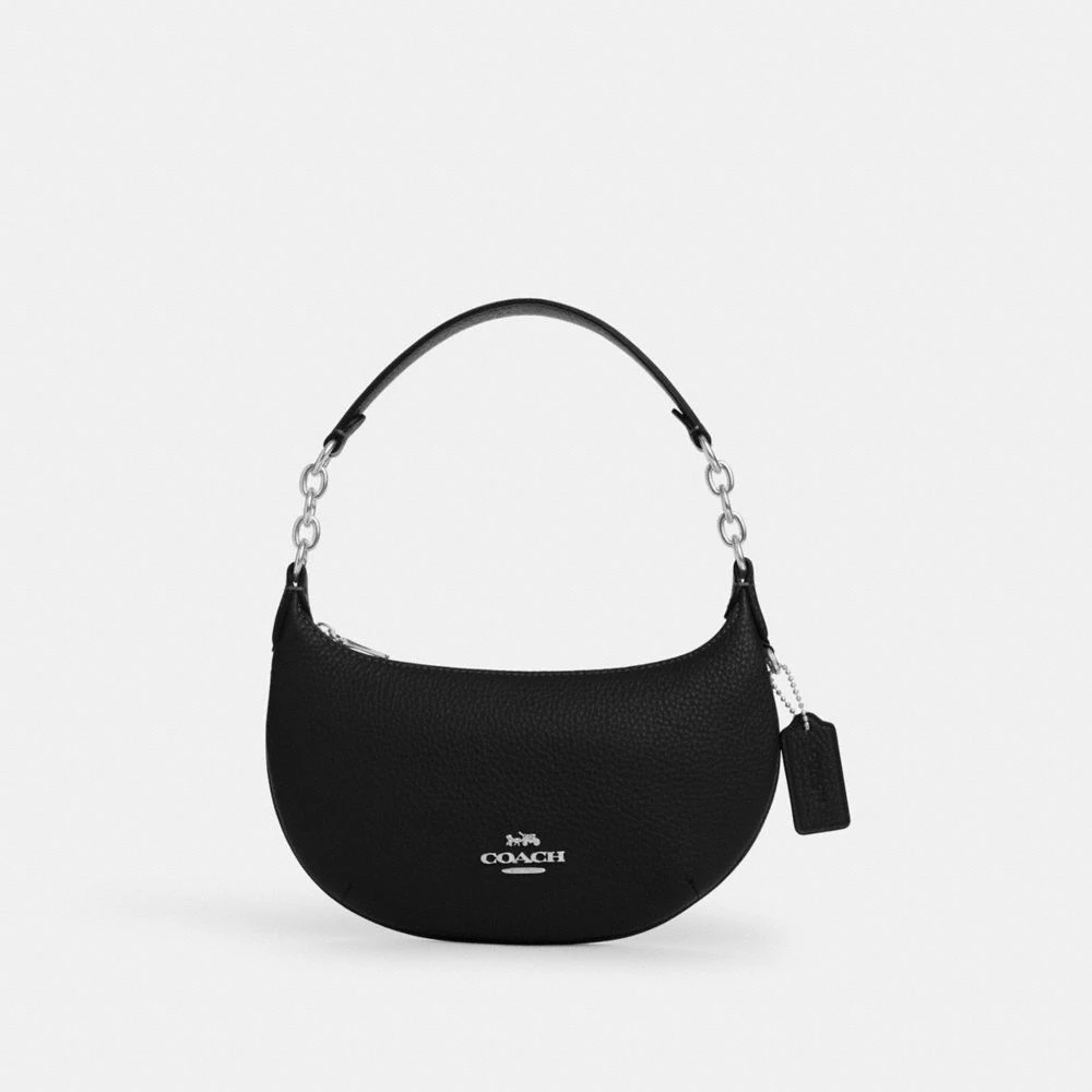 全新未使用 COACH/蔻驰 Payton21老花单肩新月包迷你CN011