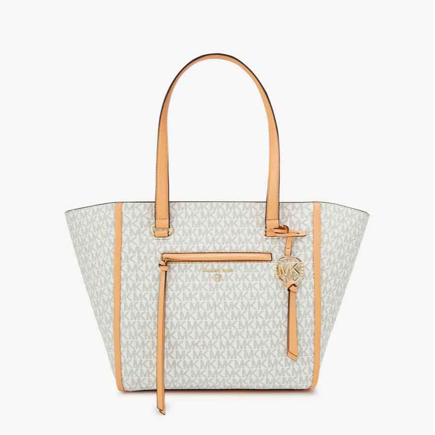 全新未使用 MICHAELKORS/迈克高仕 Carine 中号老花托特包