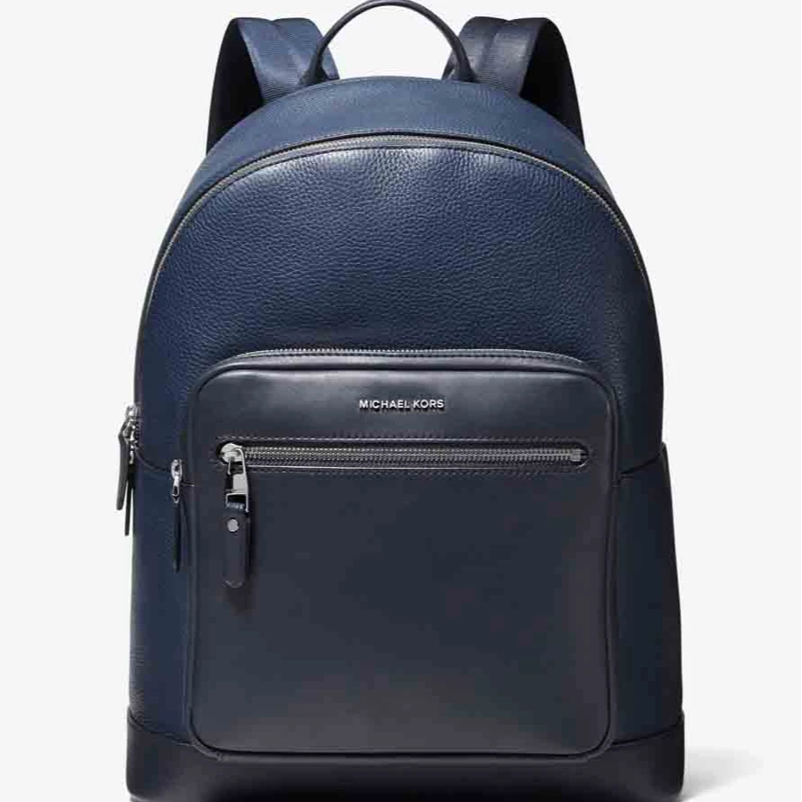 全新未使用 MICHAEL KORS/迈克高仕 Hudson 皮质休闲背包双肩包