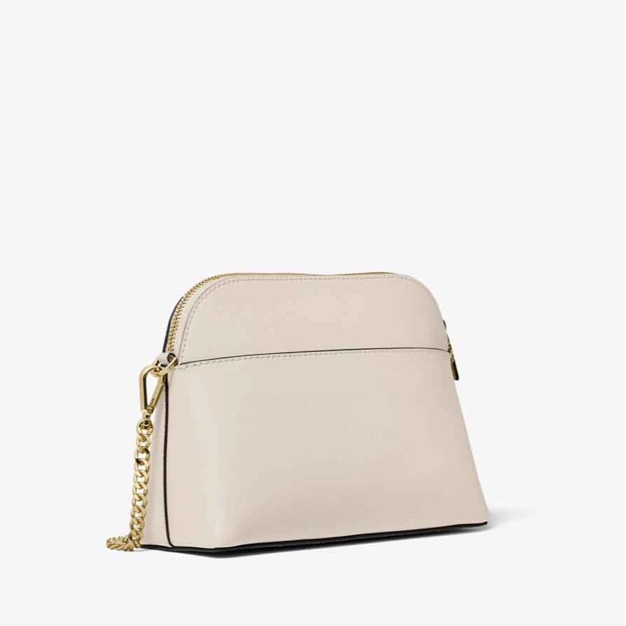全新未使用 MICHAEL KORS/迈克高仕 Mott 皮质拉链斜挎包贝壳包