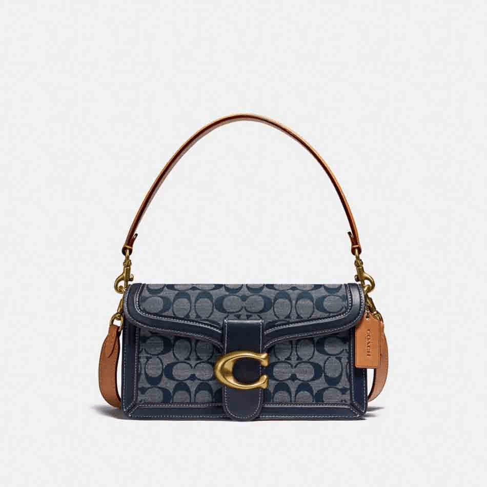 全新未使用 COACH/蔻驰 Tabby经典标志手提单肩信封包斜挎包3700