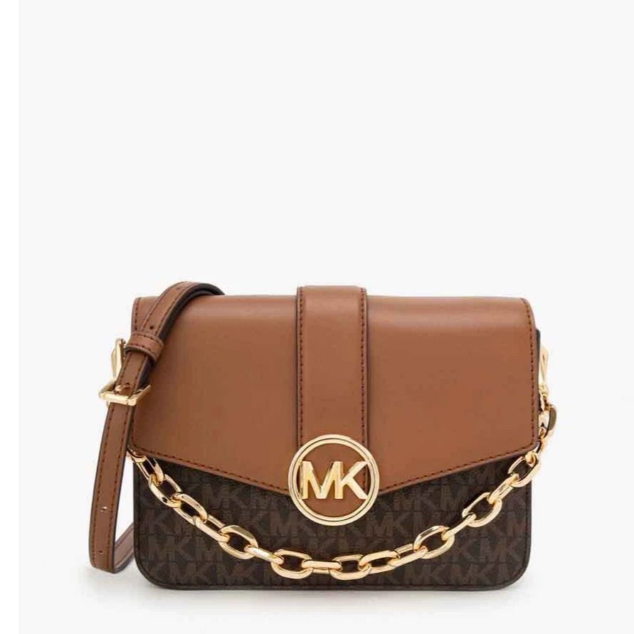 全新未使用 MICHAELKORS/迈克高仕 Carmen小号链条腋下斜挎单肩包