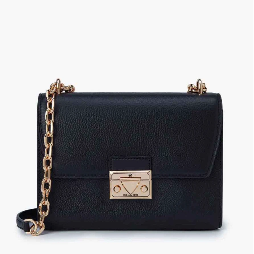 全新未使用 MICHAELKORS/迈克高仕 Serena中号皮质链条单肩包