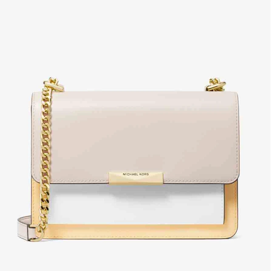 全新未使用 MICHAELKORS/迈克高仕 Jade 大号拼色单肩包