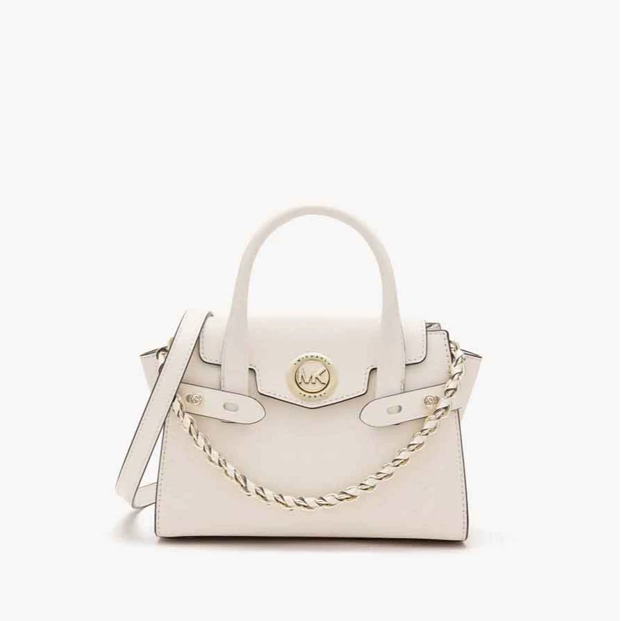 全新未使用 MICHAELKORS/迈克高仕 Carmen 超小号皮质手提包