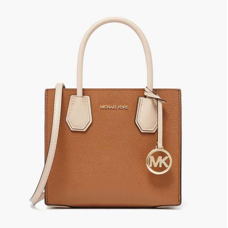 全新未使用 MICHAELKORS/迈克高仕 Mercer牛皮中号斜挎包单肩包