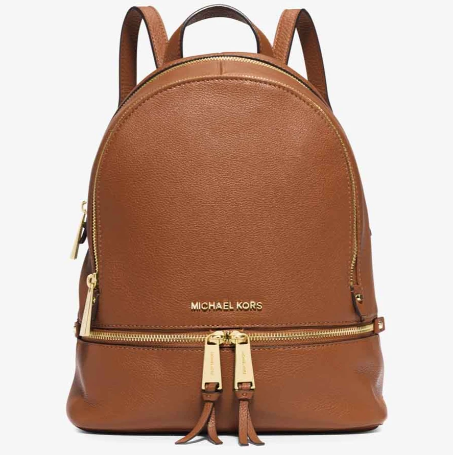 全新未使用 MICHAEL KORS/迈克高仕 Rhea 牛皮中号休闲双肩背包