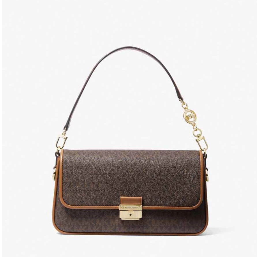 全新未使用 MICHAELKORS/迈克高仕 Bradshaw双肩带小号邮差斜挎包