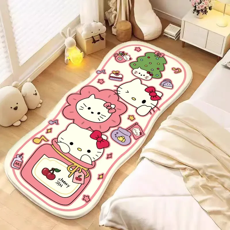 仿羊绒卧室地毯床边毯加厚毛绒脚垫床前毯少女地垫kg