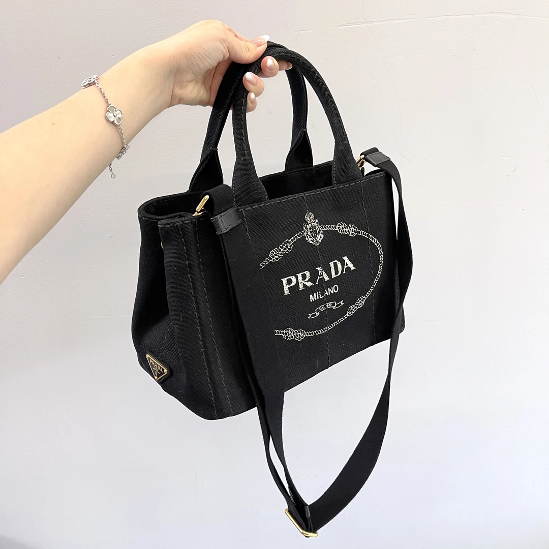 95新 Prada/普拉达 沙滩手提单肩女包081408