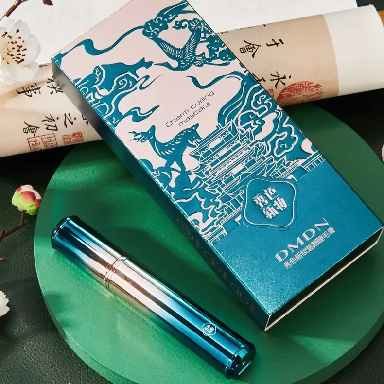 DMDN秀色新妆魅翘睫毛膏防水睫毛膏中国风变色卷翘丝滑鎏金上色