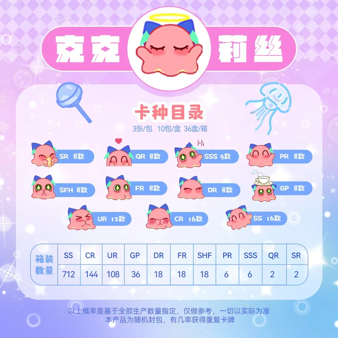 【平拆】 中果文创 克克莉丝 收藏卡牌 默认代拆