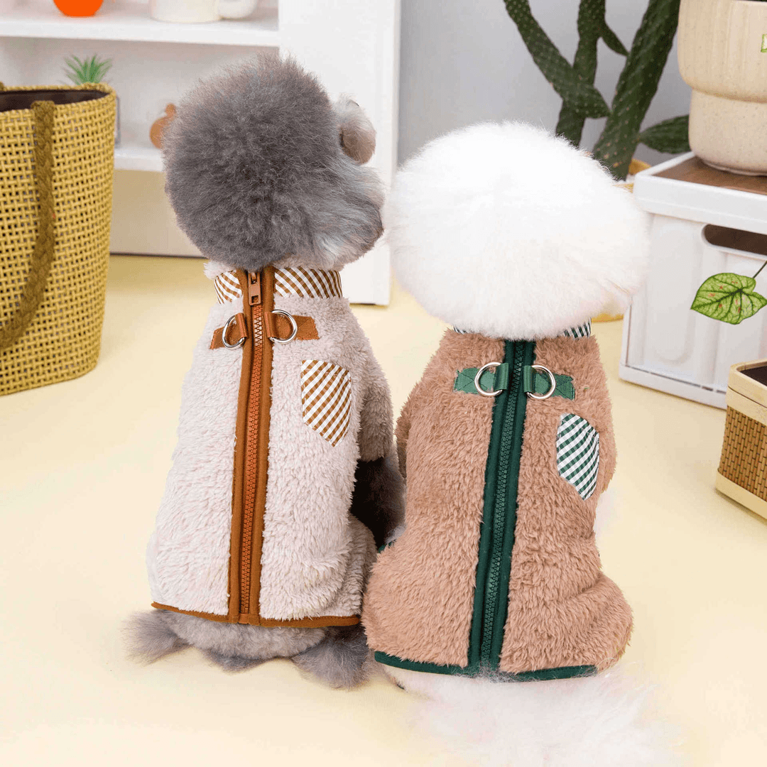 狗狗衣服加厚四脚衣泰迪比熊博美雪纳瑞马尔济斯小型幼犬秋冬新款