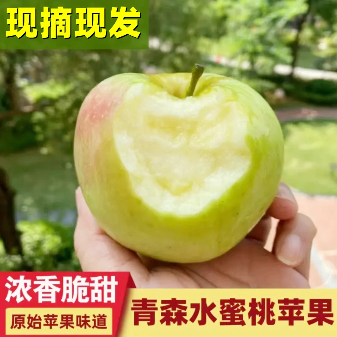 C优选头茬青森王林苹果，纯甜无酸，新鲜自然，现采现摘，产地直发！