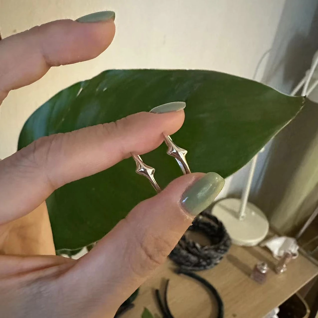 925银耳饰 Julia姐姐】ins风小个性日常耳圈