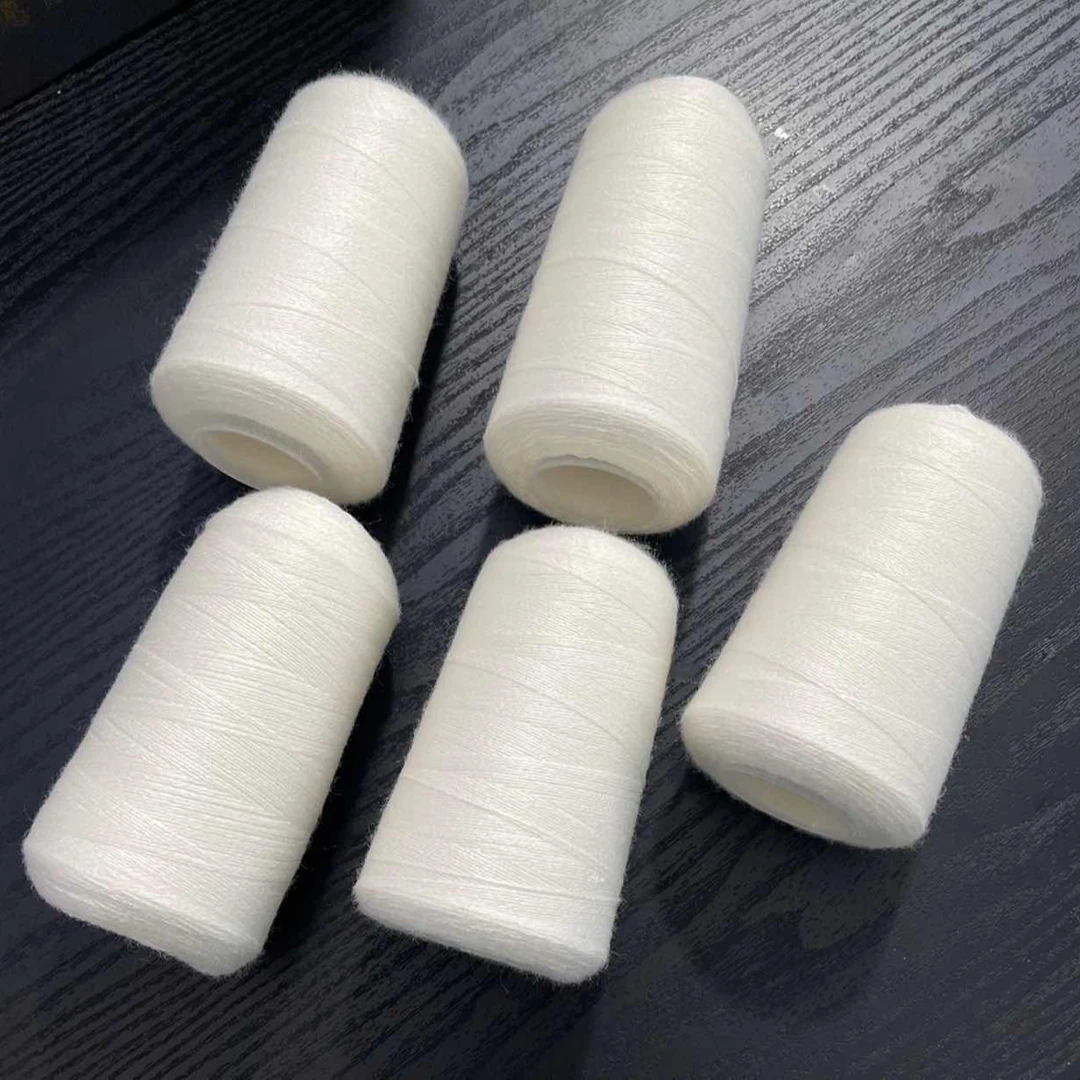 乳白色毛线织手编机织毛衣线手工编织细毛线48/2支细毛线软毛线