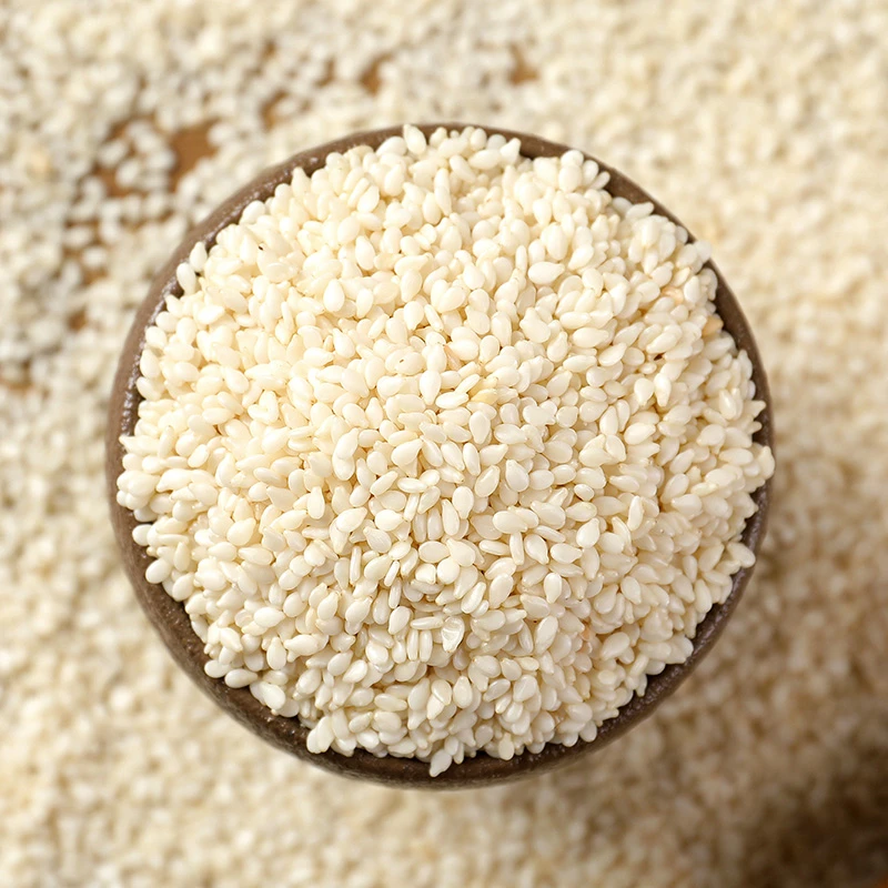 新货生白芝麻脱皮芝麻仁免洗即食榨油杂粮粗粮家用烘焙芝麻粒干净