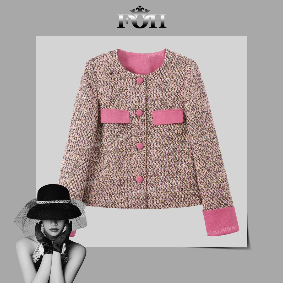 【封后轻奢设计】2024冬季设计感小香羽绒服86A521