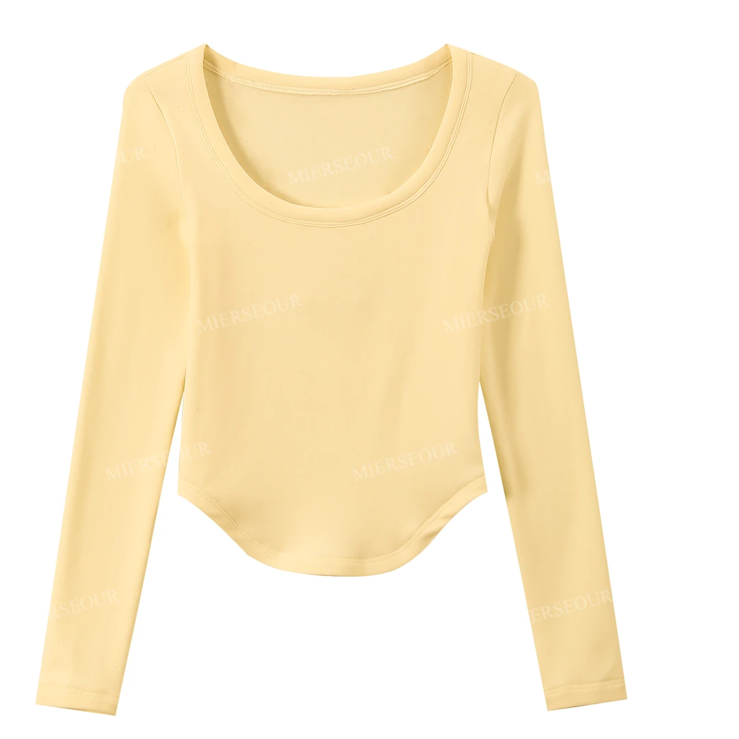 2024秋冬新款U形百舒适T恤上衣8832217