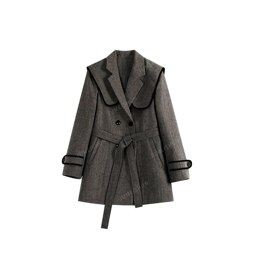 秋季新款时尚气质毛呢外套1831813