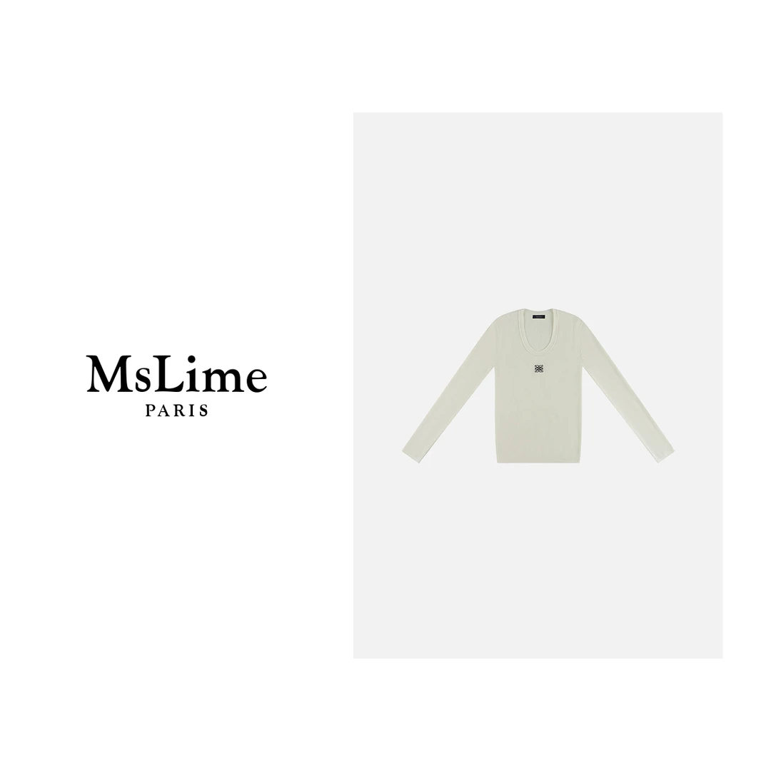 王嬛嬛MsLime‘罗家’100%极细美丽诺羊毛针织衫 HC2D3226