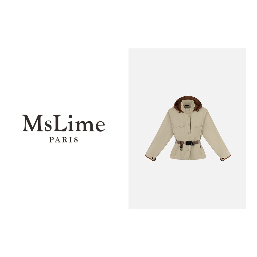 王嬛嬛MsLime 24年新款时尚休闲气质百搭外套 HC2C1519