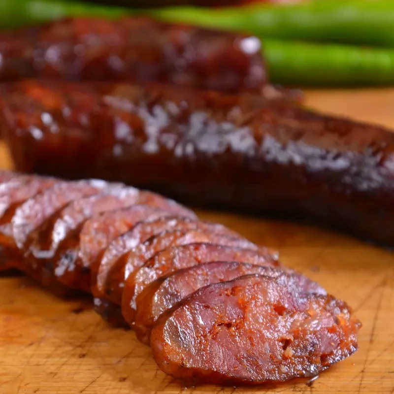 川啦味烟熏腊肠500克麻辣香肠四川味腊肉腊味广味香肠特产猪肠衣