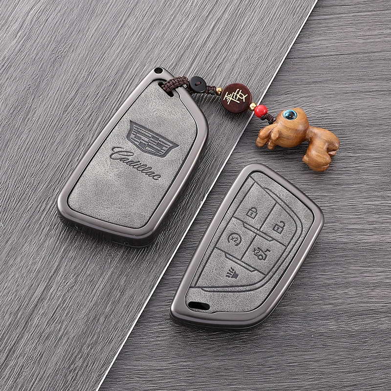 适用凯迪拉克CT5钥匙套CT4 CT6 2024款XT4 GT4 XT5 SRX壳ATS扣CTS