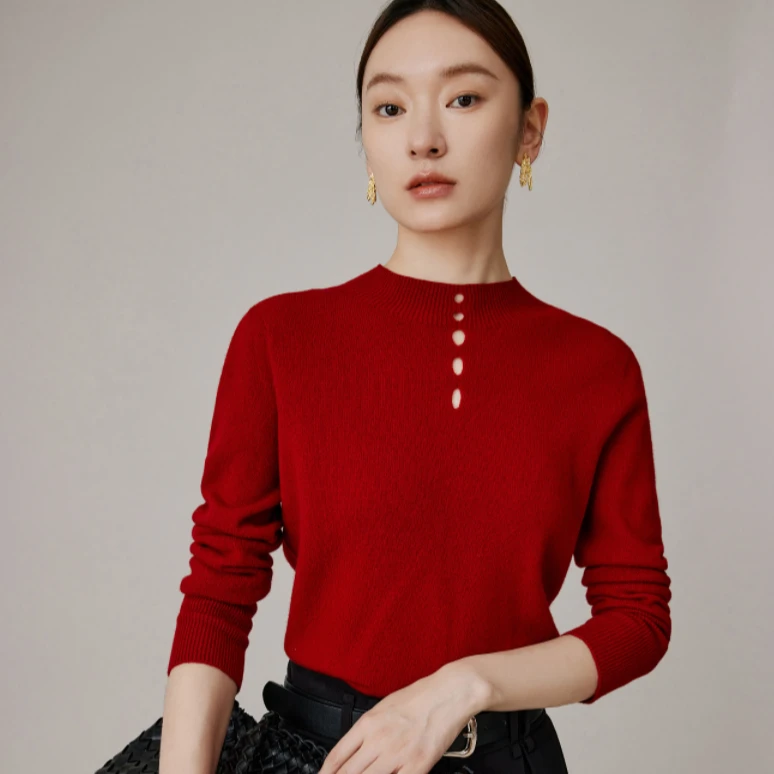 【陈大可专属】衣香丽影新款毛针织衫121289045