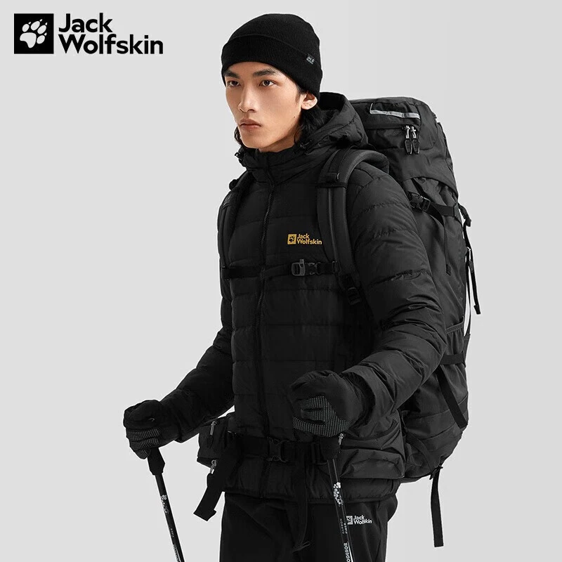 Jack wolfskin/狼爪羽绒服男户外运动防风保暖700蓬新款羽绒外套