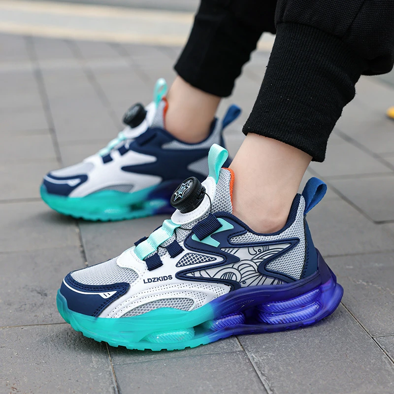 品牌童鞋男童鞋子2024春季新款儿童运动鞋跑步鞋男孩中大童休闲鞋
