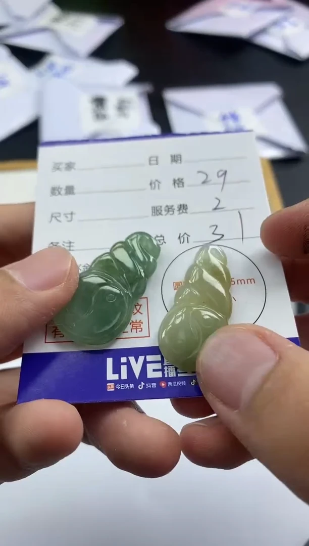 【闪购商品】翡翠颈饰未镶嵌八卦