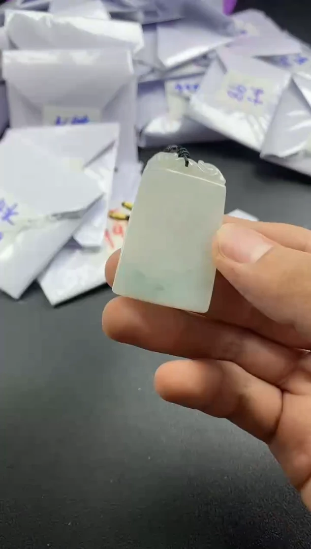 【闪购商品】翡翠颈饰未镶嵌无事牌