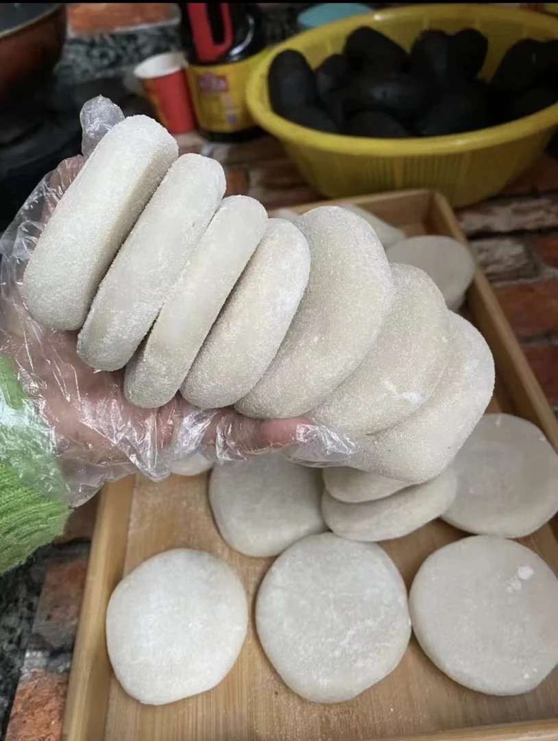 湘西农家自制手工糍粑