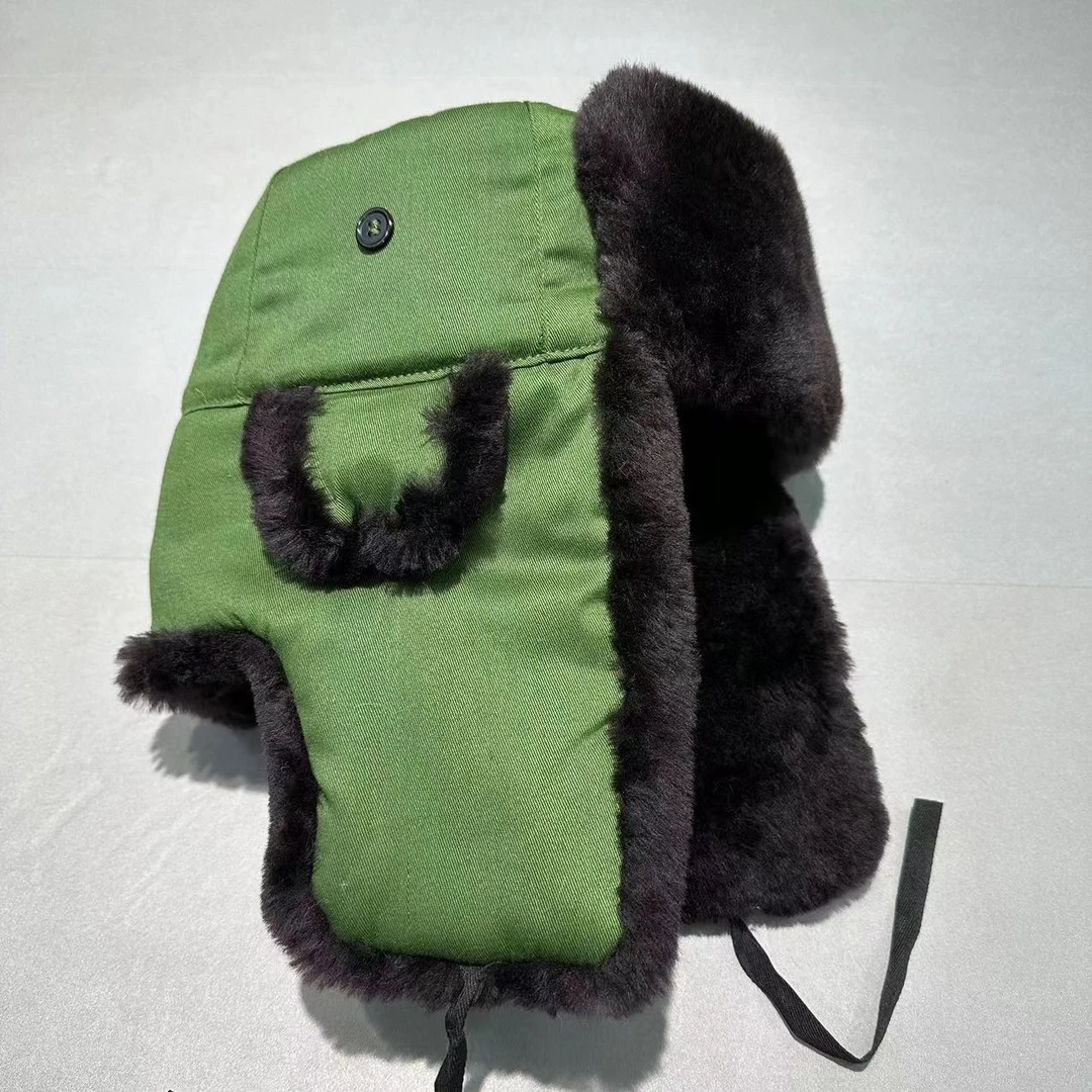 凯豪硕齐雷锋帽男护耳帽棉帽冬季帽骑车防风 羊毛护耳雷锋帽