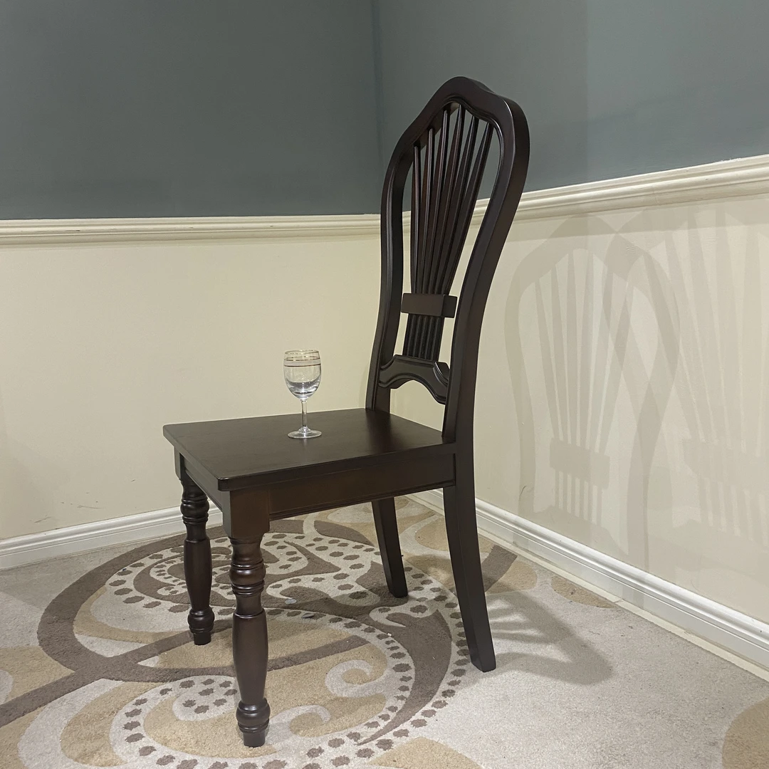 【品牌代工】E5250纯原木美式风格餐椅实木餐椅环保家具成套家具