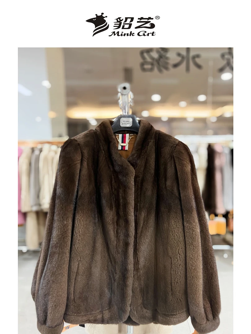 春春严选【福利合集】整貂气质百搭加厚中长款水貂皮草大衣女